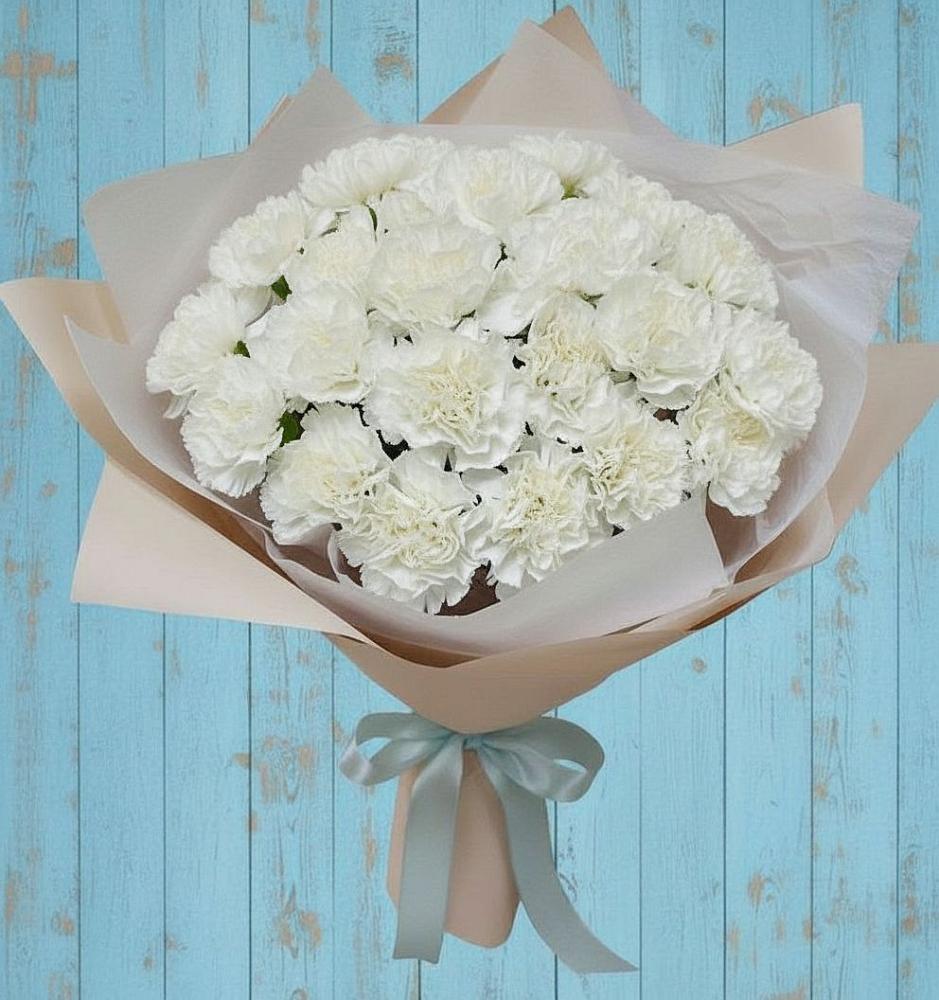 Букет цветов из: Гвоздики в Вартемяги