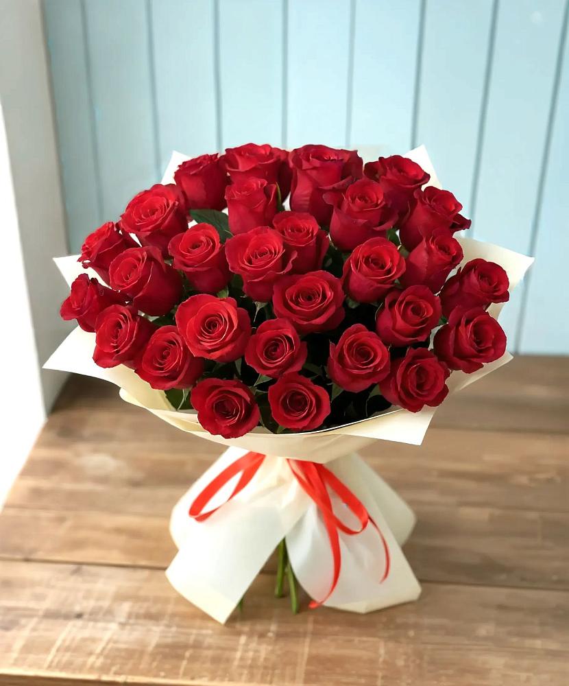 Букет 29 Красных роз в Вартемяги