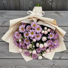 Букет цветов из:  Розы и Хризантемы в Вартемяги