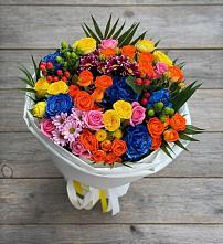 Букет цветов из:  Розы и Хризантемы в Вартемяги