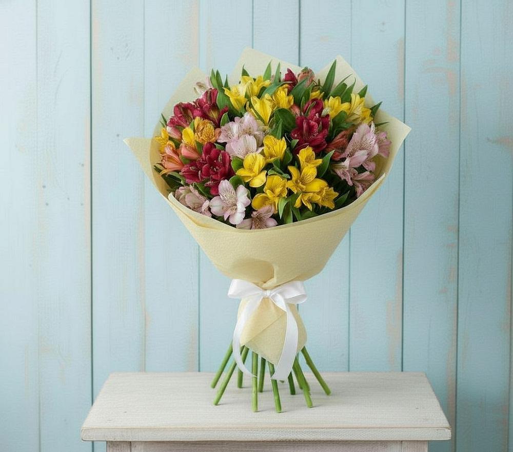 Букет цветов из: Альстромерии в Вартемяги