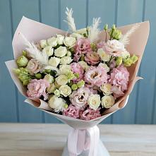 Букет цветов из:  Альстромерии и Розы в Вартемяги