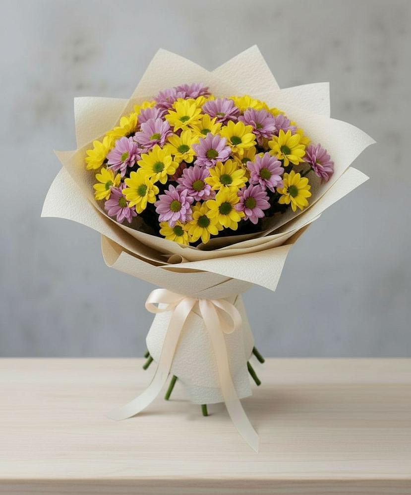 Букет цветов из: Хризантемы в Вартемяги